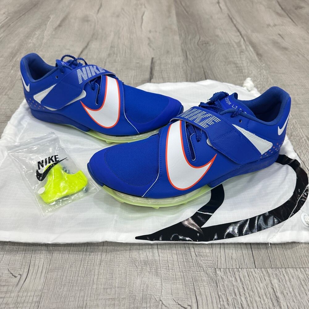 Nike Air Zoom LJ Elite Long Jump Track Spikes Blue Men’s Size 9.5